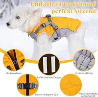 Savlot Kutyakabát Téli Meleg Szélálló Kutyaruha Reflektoros Mellény Kis Közepes Nagy Kutya 4