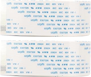 Printer Ffc Printer Flexible Ribbon Cable Printer Accessories 2pcs Printer Flexible Flat Cable Fast Transmission High Softness Ffc Flexible Ribbon Cable for Xp600 (60cm)