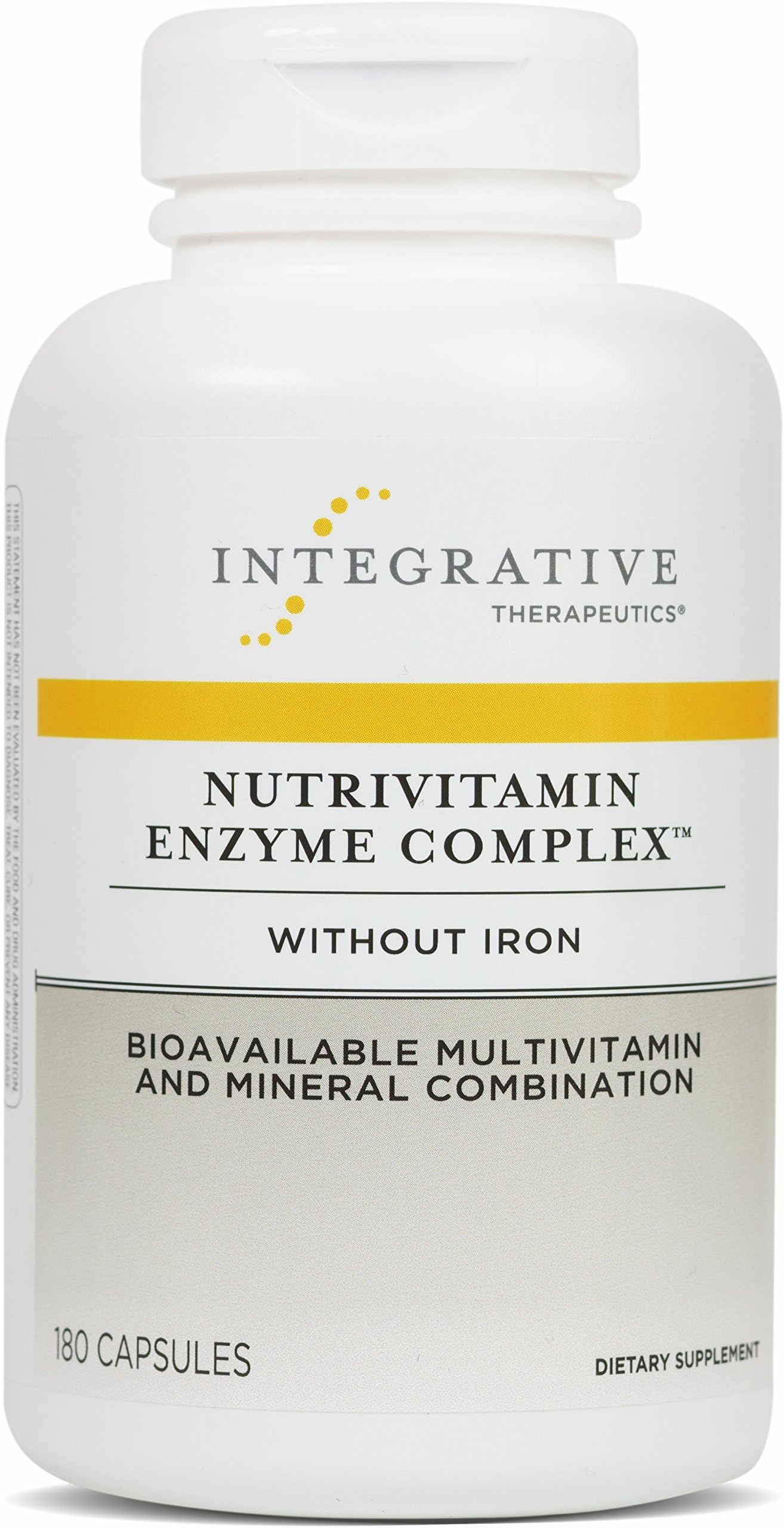 Integrative TherapeuticsNutriVitamin Enzyme Complex - Multivitamin Supplement for Antioxidant Support* - Digestive Enzymes with Essential Nutrients - Dairy-Free - 180 Capsules (60 Servings)