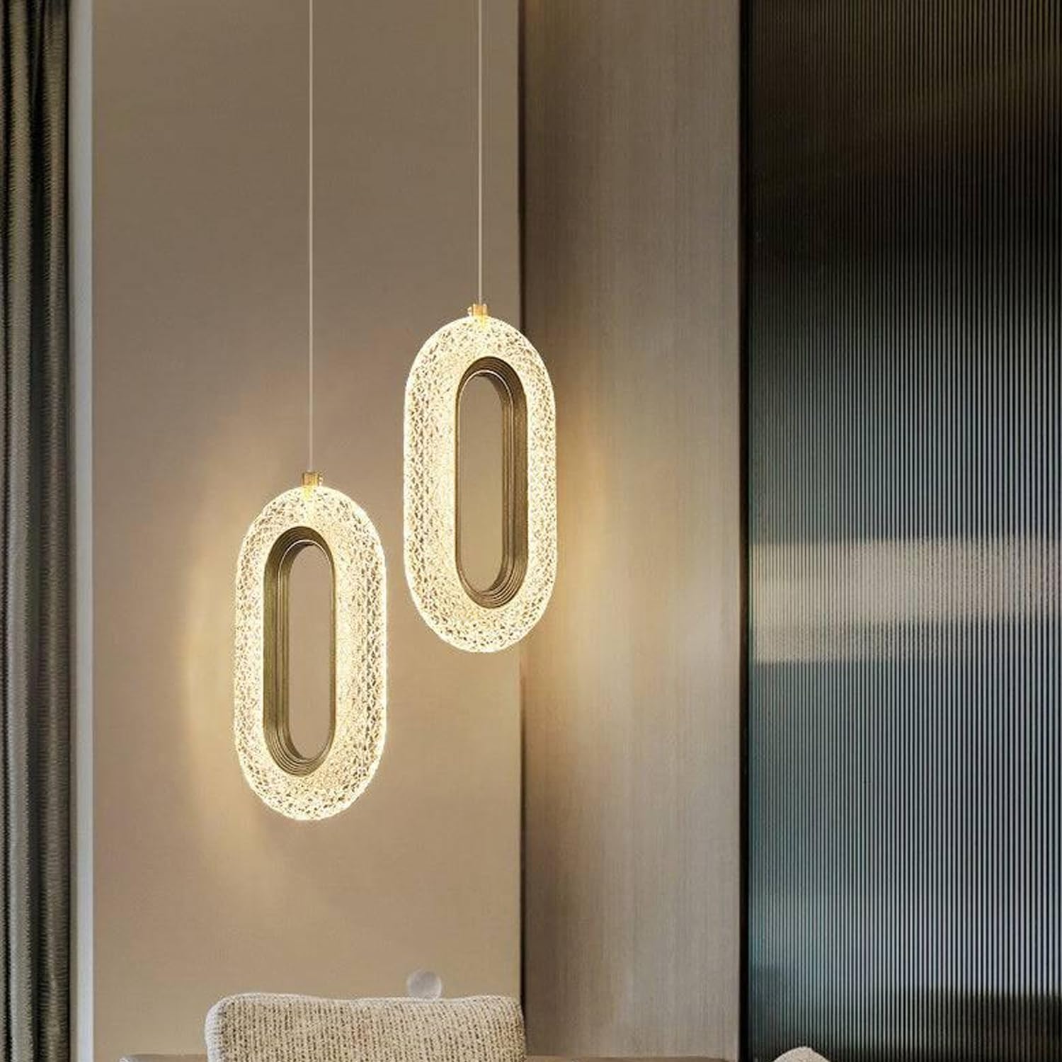 Black Pendant Lights - Classic Hanging Lights Set -15