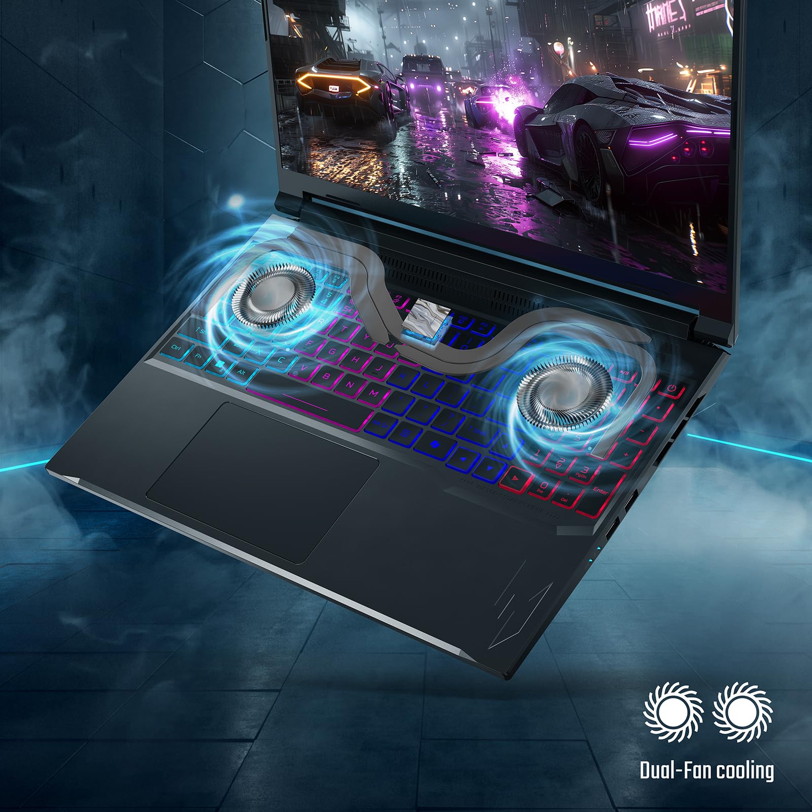 acer Nitro V 16S AI PC Portatile IA | Notebook Gaming| NVIDIA GeForce RTX 5070 8 GB | Ryzen AI 9 365 | Ram 32 GB DDR5 | 1024 GB SSD | Display 16" WQXGA IPS 180 Hz | Copilot+ PC | Windows 11 | QWERTY