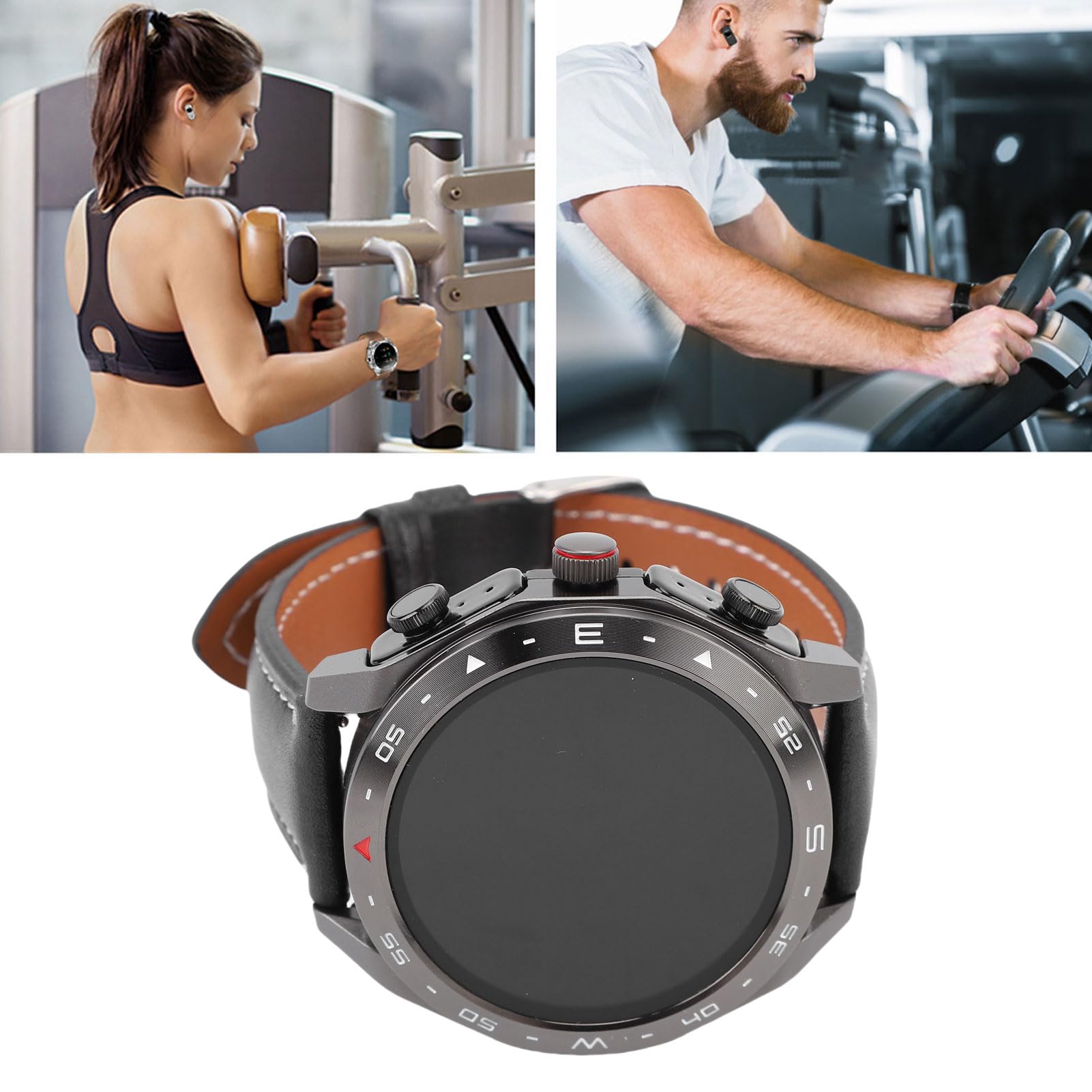 Smartwatch 2 in 1 con Auricolari Wireless con Cancellazione del Rumore Orologio Sportivo per Uomo Donna, Orologio Fitness Impermeabile con per Allenamenti Viaggi