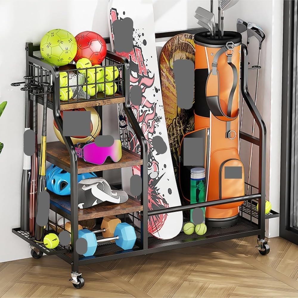 DrivEx ゴルフバッグ収納ラック クラブスタンド オーガナイザー