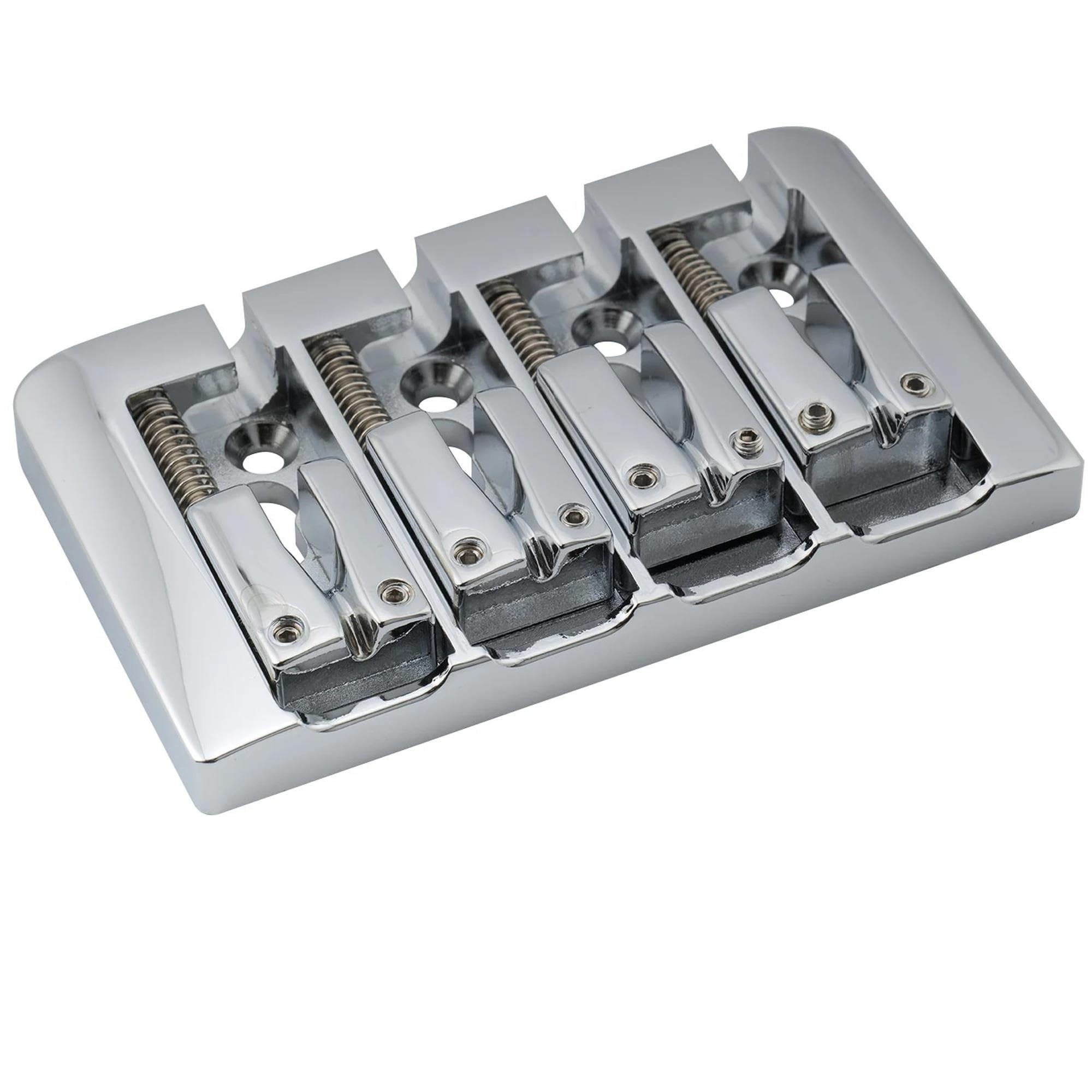 Mostek Gitarowy 4 Strunowy Mostek Basowy Z Twardego Cynku O Średnicy 19 Mm(Chrome)
