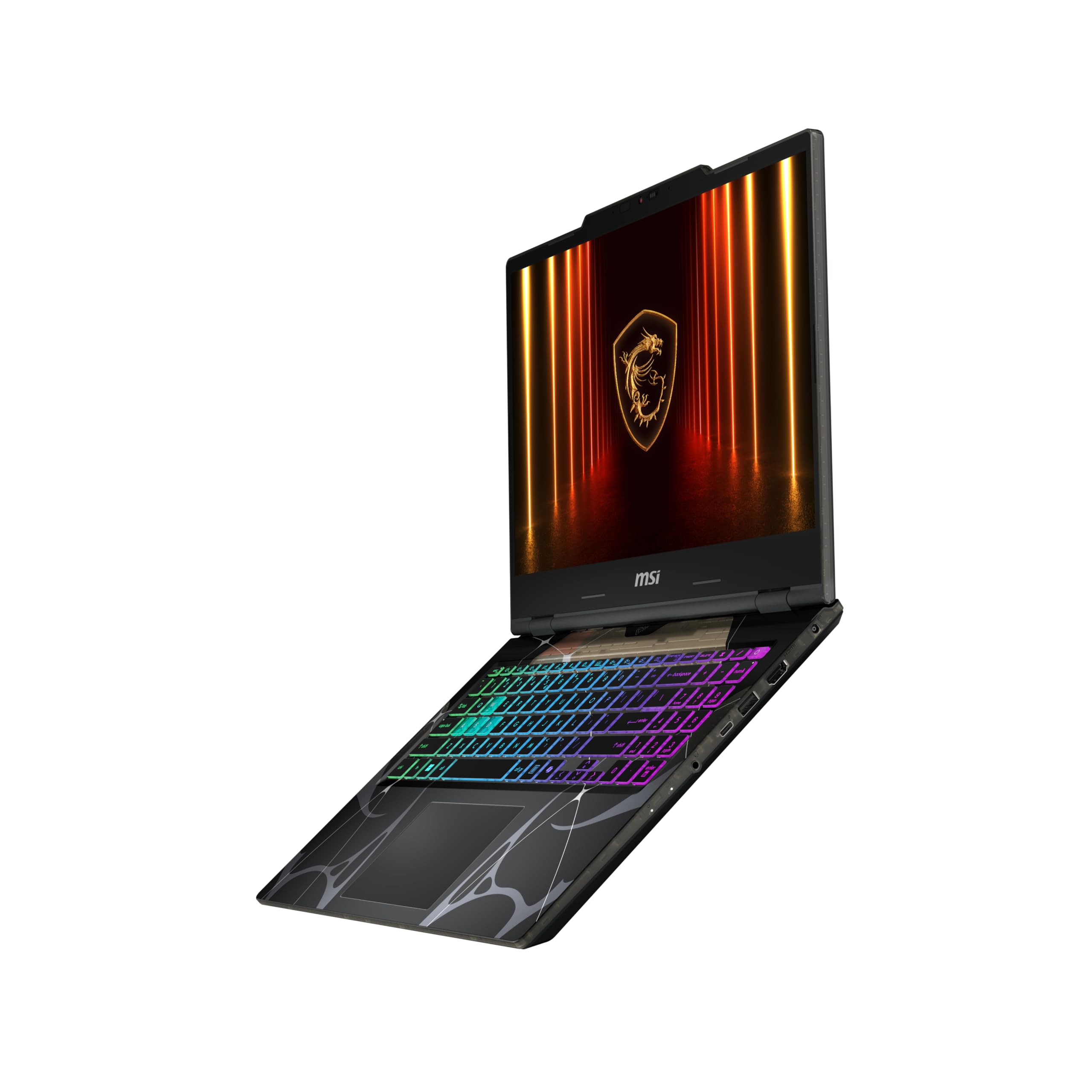 MSI Cyborg 15 B2RWFKG-239XES - Ordenador portátil 15,6" FHD (Intel® Core 7 Processor 240H, RTX 5060, 32GB, 1TB SSD) Translucent Black, Free Dos