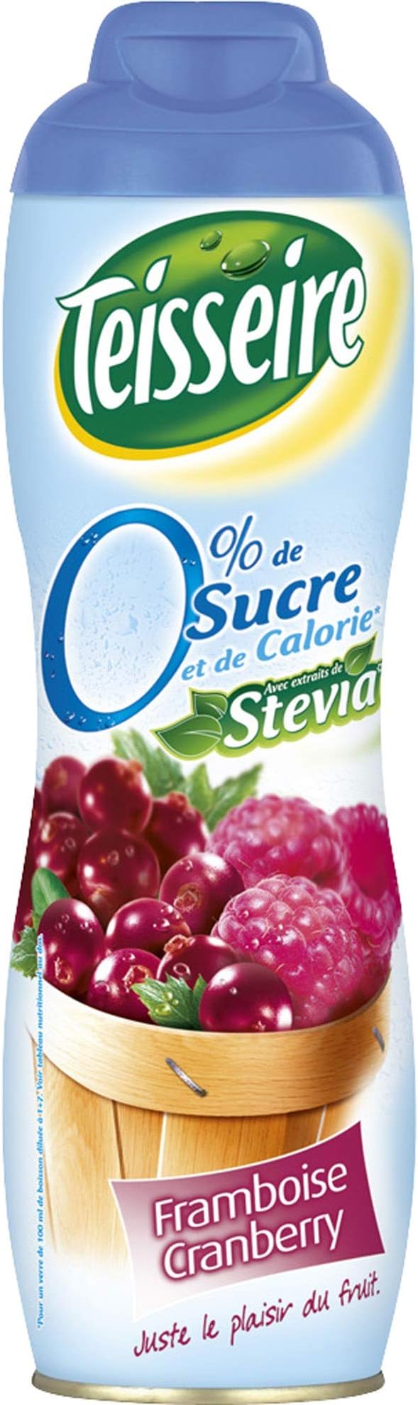 Teisseire Syrup 0% Sugar Raspberry Cranberry 60cl