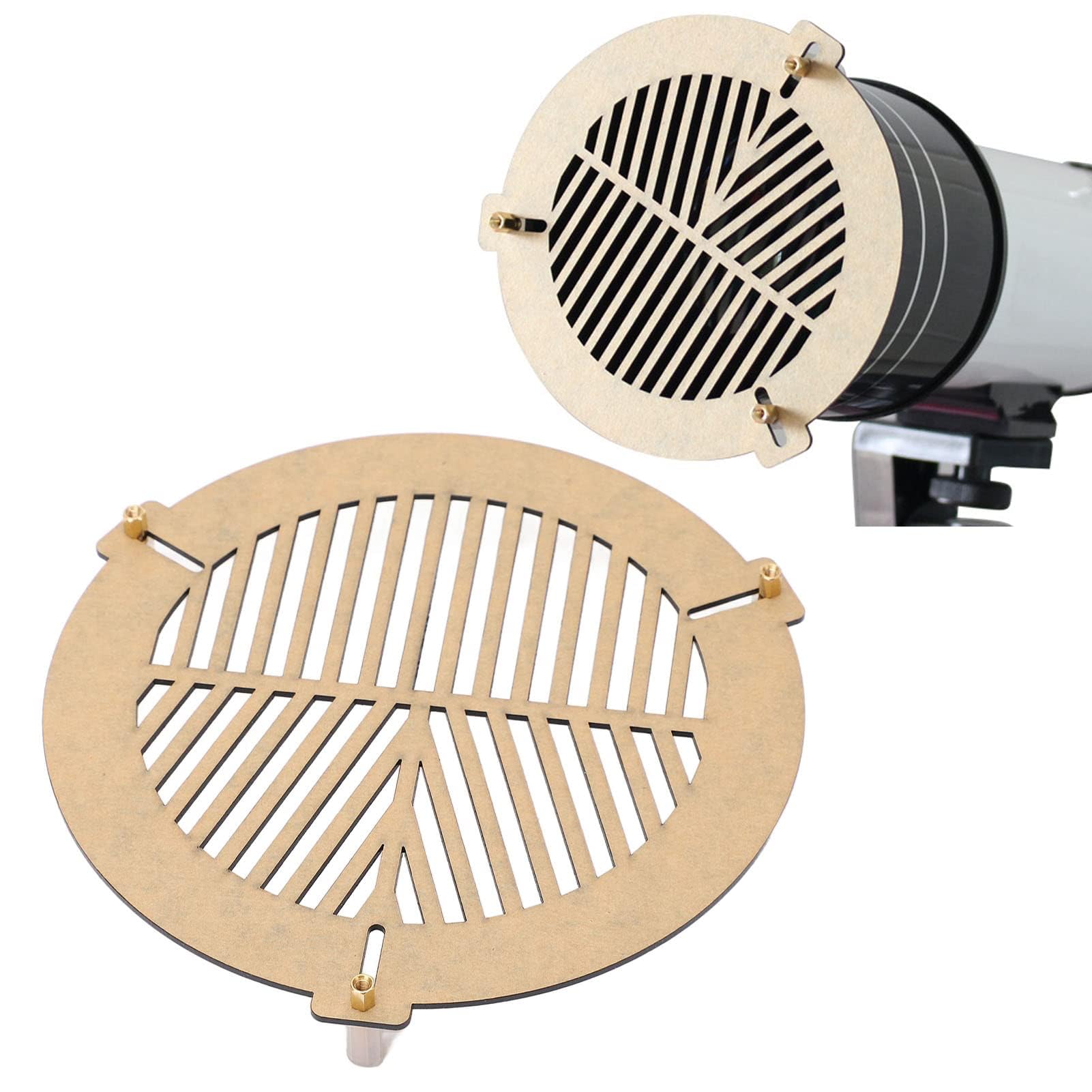 Dpofirs Maschera di Messa a Fuoco Bahtinov Maschera per Telescopi 120-160mm, Maschera di Messa a Fuoco Bahtinov per Mak CAS SCT Dobson Rifrattori Specchi Astrofotografia