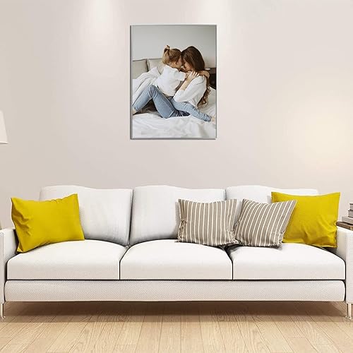 Miniatura 7 de Frametory, Marco de fotos de aluminio de 18 x 24 pulgadas, parte delantera de cristal real, para fotos de 18 x 24 pulgadas, para pared, marco de