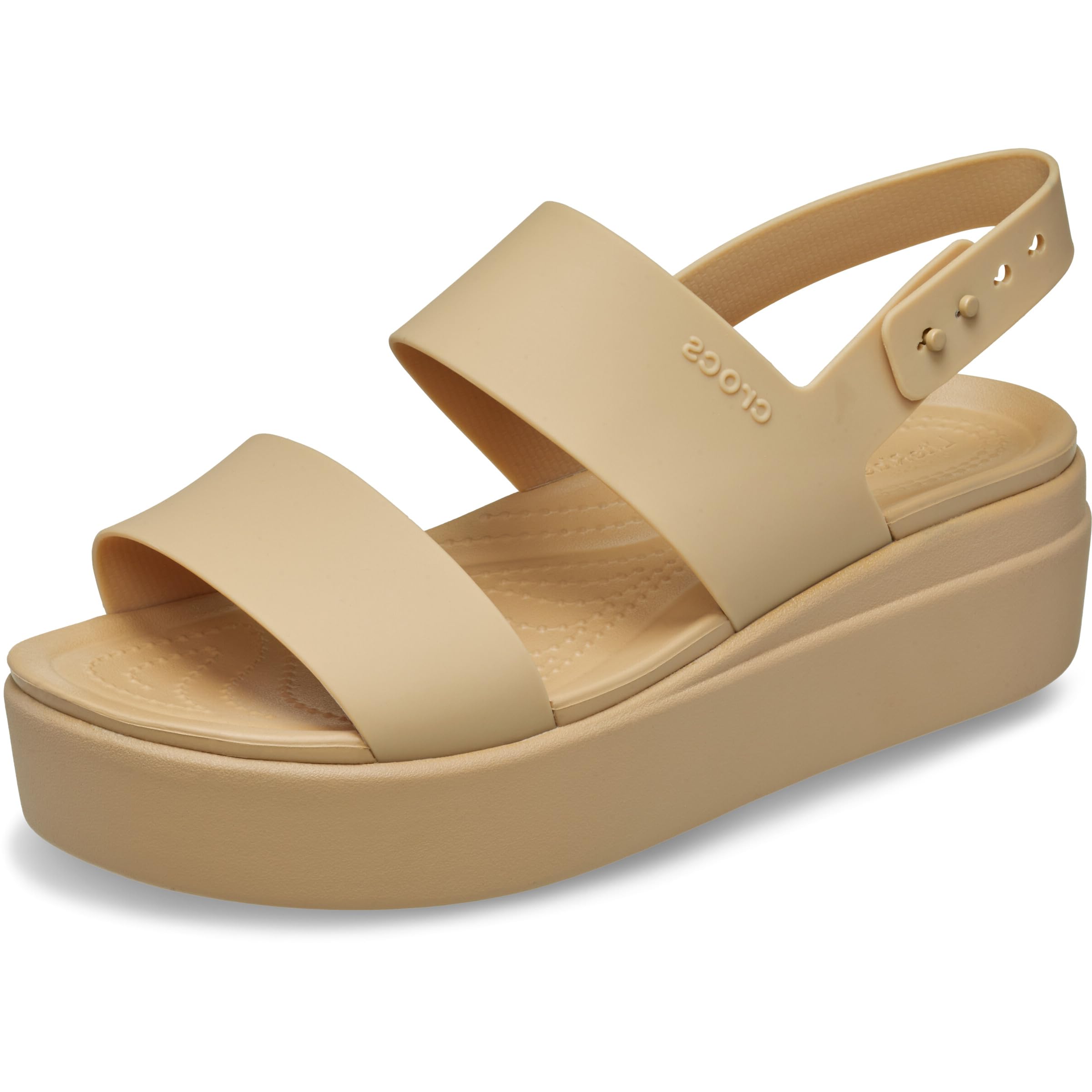 Crocs Brooklyn Low Wedge W Boş zaman parmak arası terlik ve spor giyim kadınlar.Kadın
