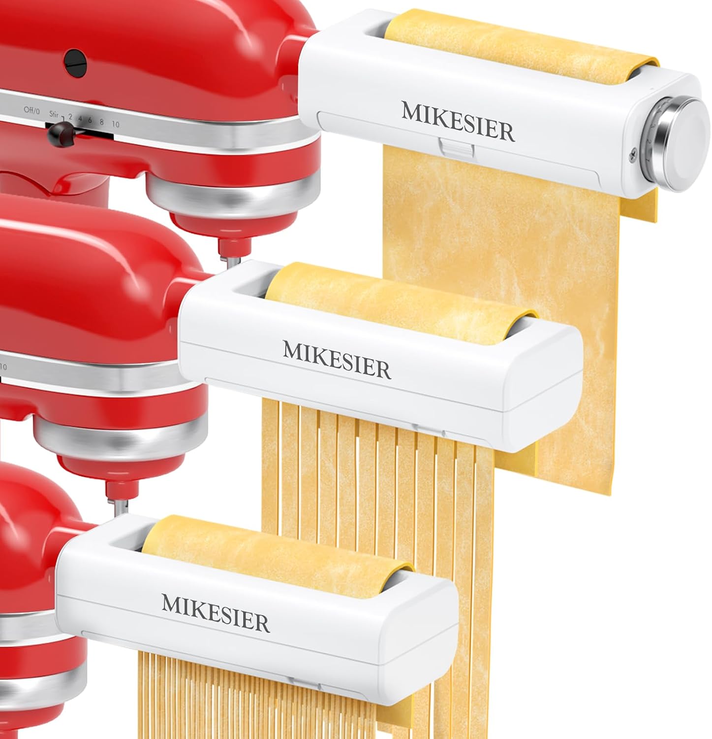 3 Pieces Pasta Maker Attachment for All Kitchenaid Stand Mixers