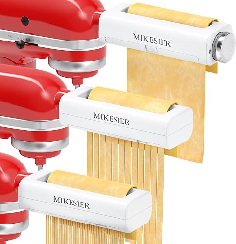 3 Pieces Pasta Maker Attachment for All Kitchenaid Stand Mixers