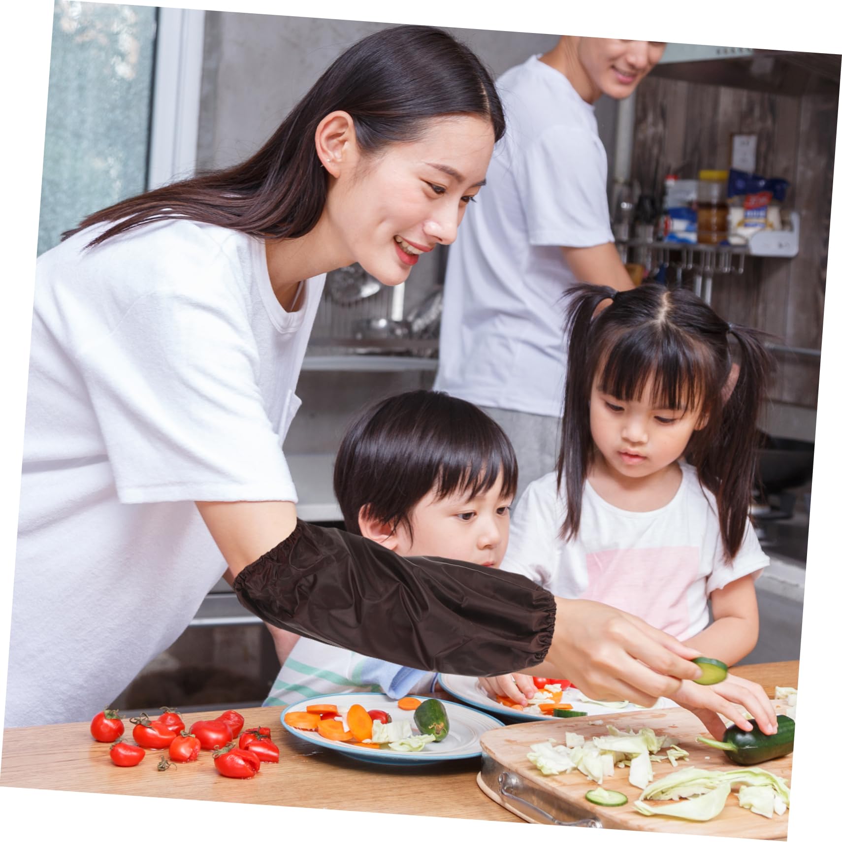 4 Paia Coprimaniche Riutilizzabili - Anti Olio E Acqua Per Cucina E Giardinaggio - Foto 3