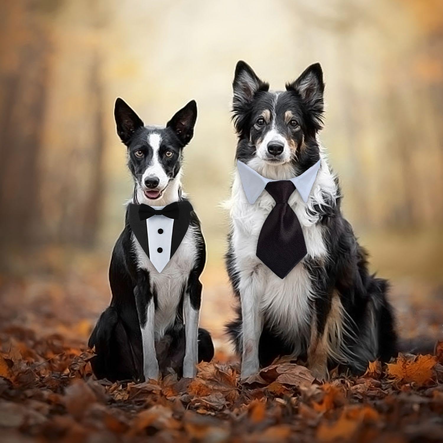 2pcs Pet Suit Collar Dog Accessories Dog Wedding Clothes Pet Supplies Pet Clothes Triangle Scarf 7