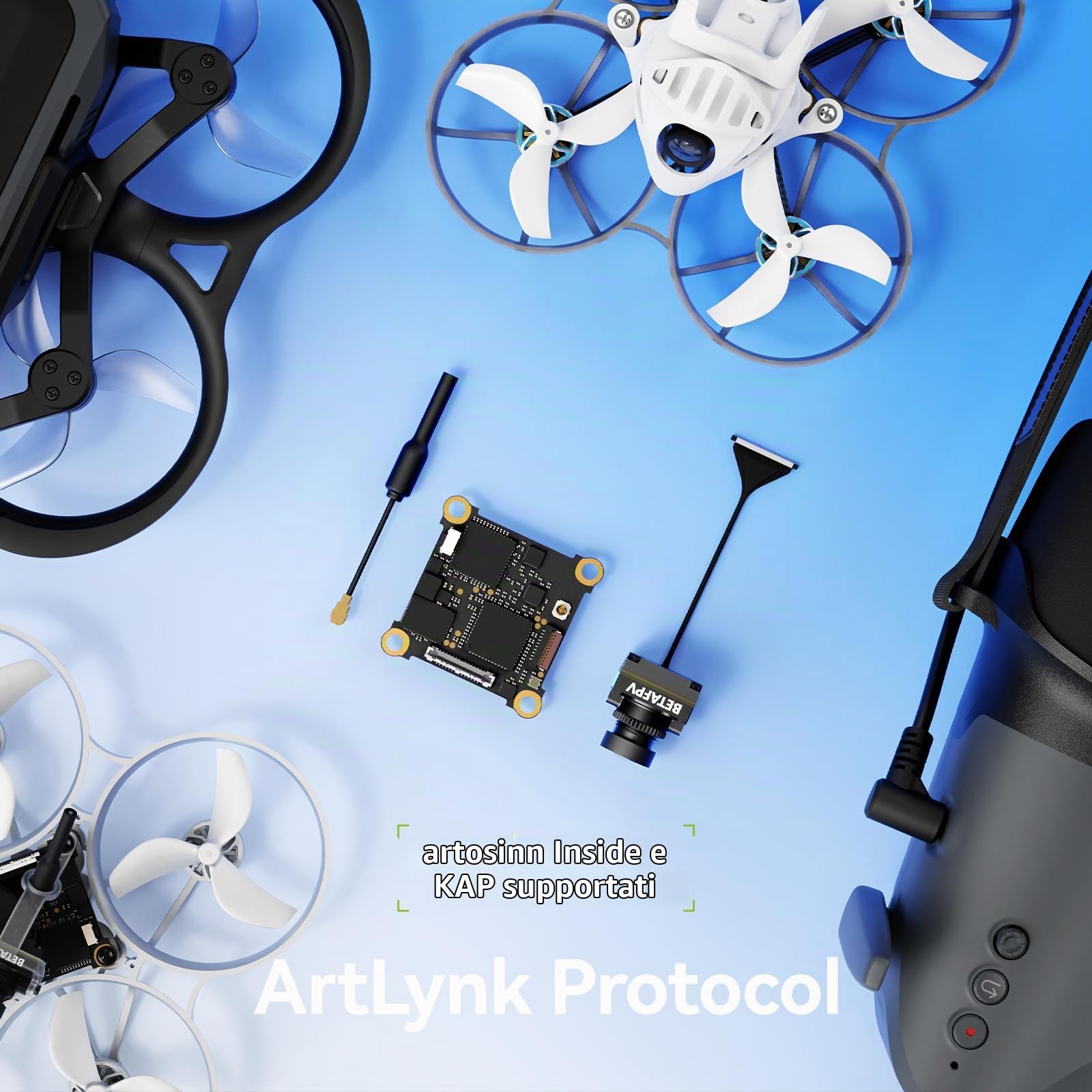 BETAFPV P1 Air Unit HD VTX 1080P/60FPS 170° FOV & 1/2.9" CMOS Sensor | Ultralight with 60ms Low Latency 5KM Range, Support Plug-Play with FC/USB for DIY 1S HD Cine Whoop like Meteor75 Pro Quad