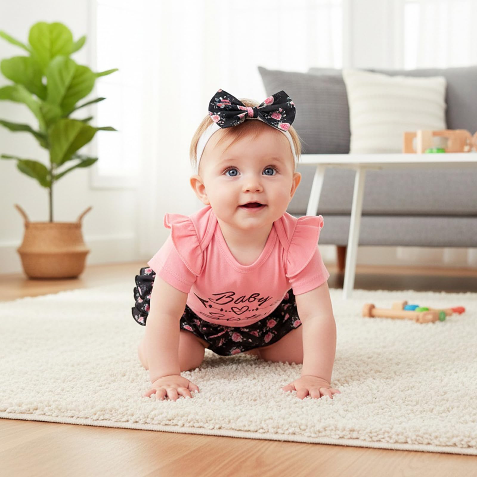 Ropa para bebé niña recién nacida, lindo traje de verano para bebés de 0 a 24 meses
