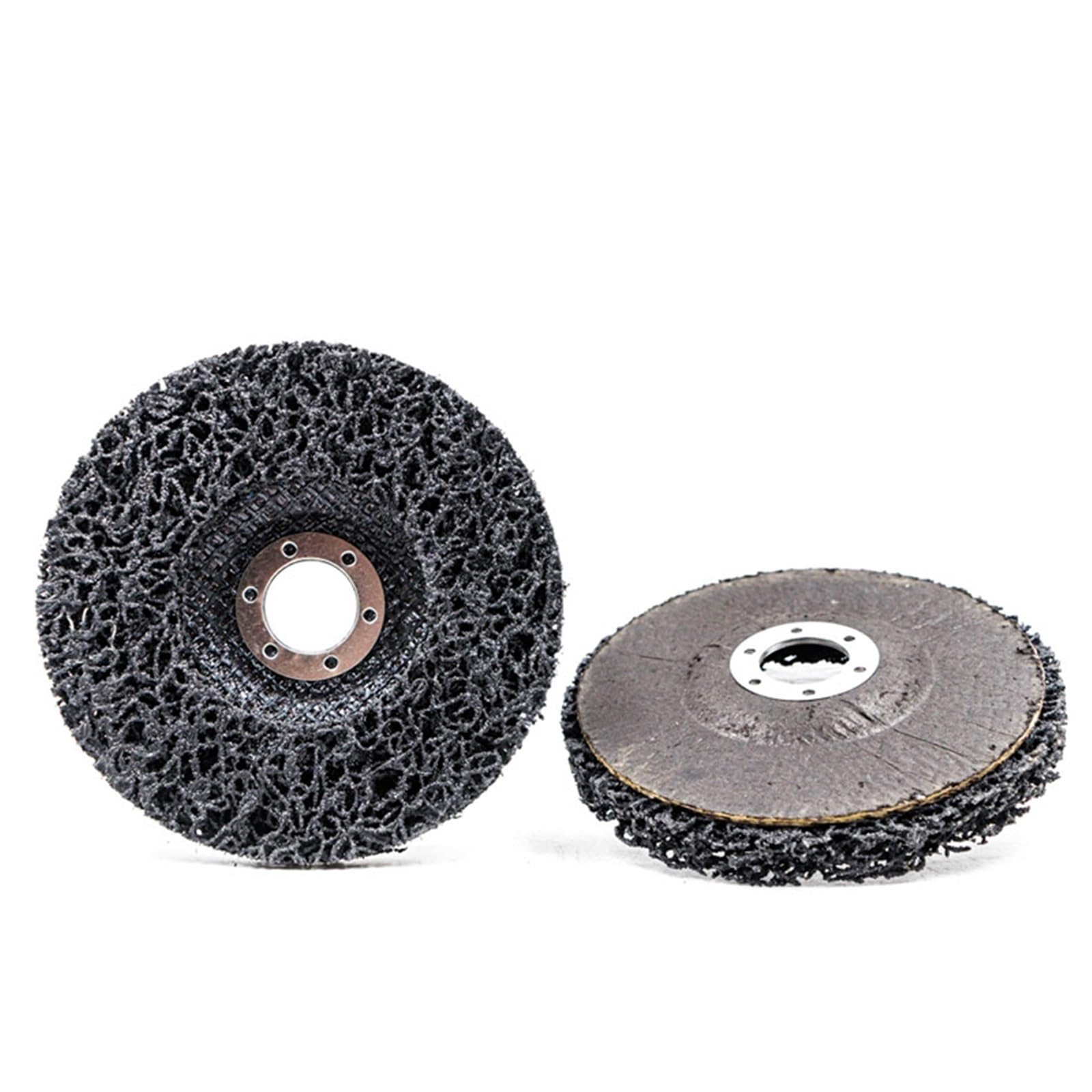 Discos de decapado azules Discos de láminas Ruedas de pulido Acero inoxidable Aluminio Multicolor 100-125 mm 3-8 piezas(Black,8Pcs-115X22Mm)