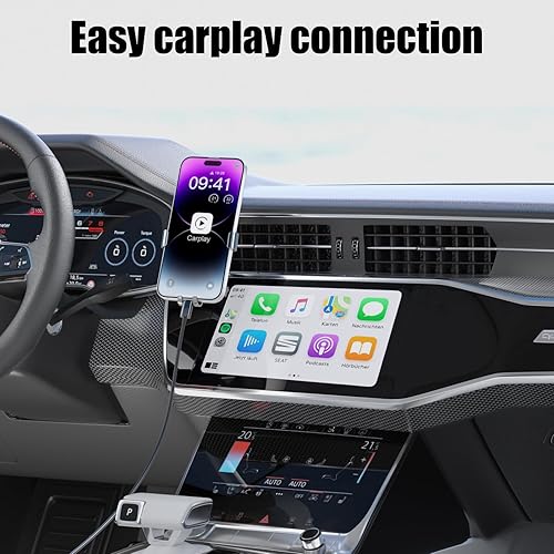 Miniatura 2 de ANSEIP Cable de Coche CarPlay para iPhone, Paquete de 2 Cables USB A a Lightning de 0.9m para iPhone 14 13 12 11 Pro Max XR XS X 8 7 6 Plus SE iPad