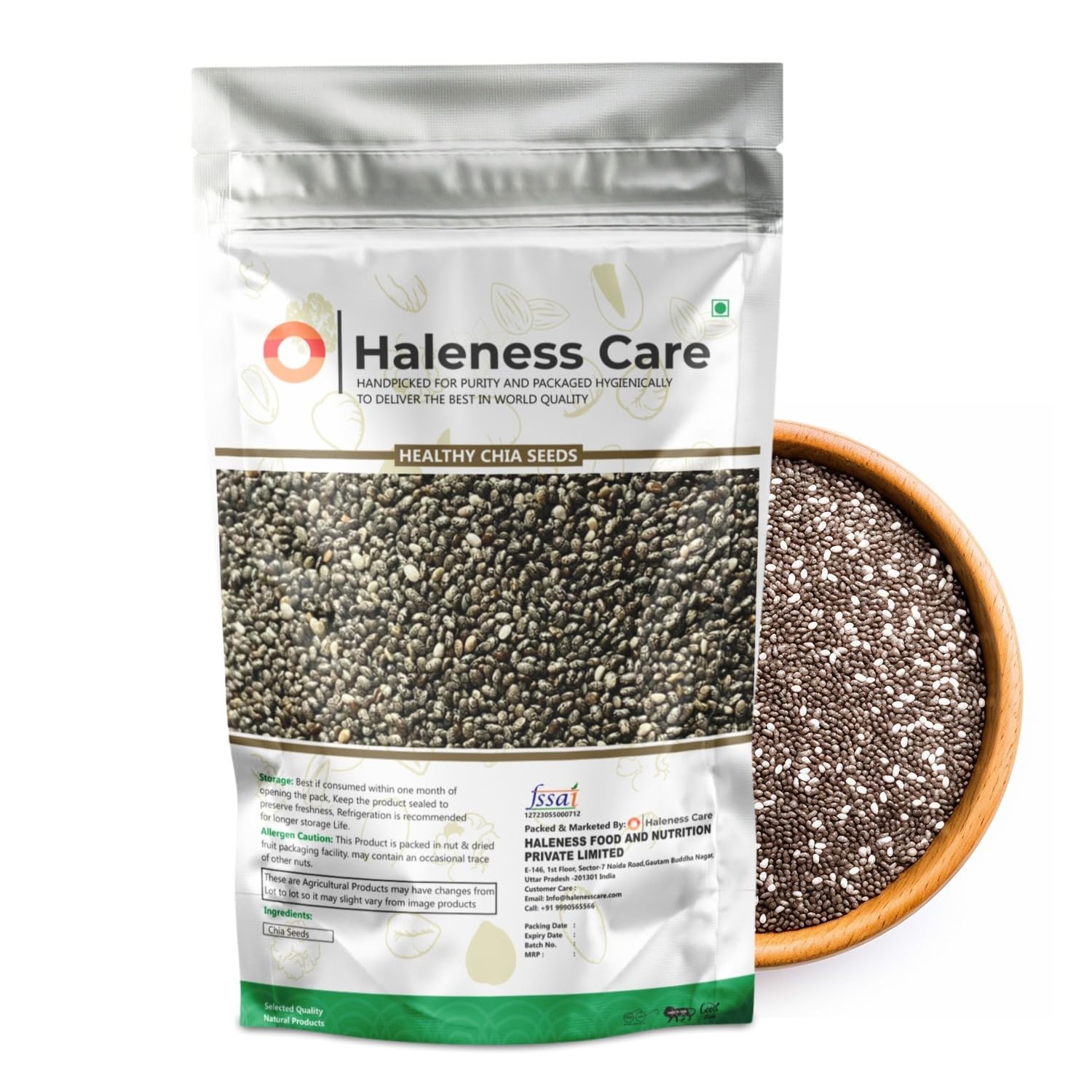 Haleness Care Healthy Chia Seeds, High in Fibre, Antioxidant Properties, (450 Gram) (B0DBDCWJZQ) Amazon Price History, Amazon Price Tracker