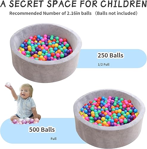 Miniatura 6 de Bola redonda para niños, hecha a mano, de terciopelo suave, espuma viscoelástica, ideal como regalo para bebés, niños pequeños, para exteriores,