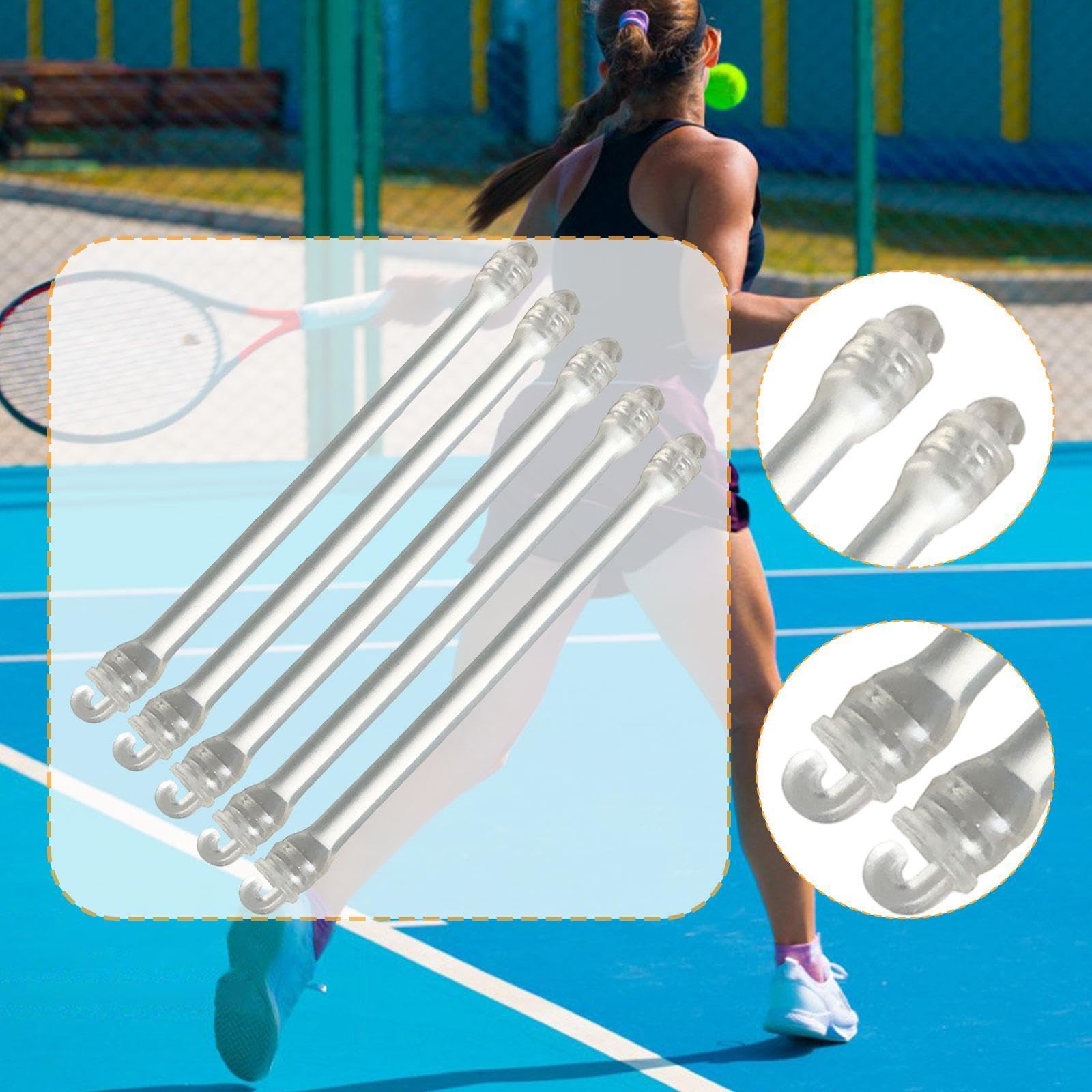 5 Amortisseurs De Vibrations Silicone Pour Raquette De Tennis – Formes Différentes, Couleurs Vives, Anti-choc