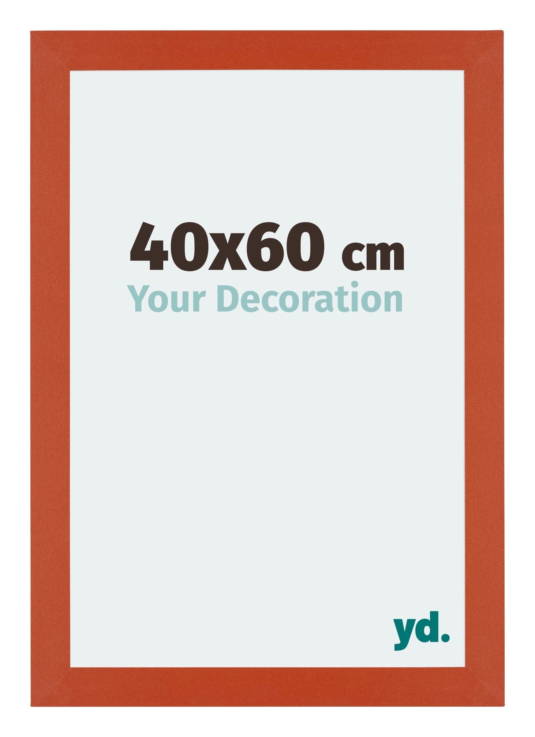 Your Decoration - Picture Frame 40x60 cm - Orange - Decorative Wall Frame in MDF with Antireflection - Frame 40x60 - Mura