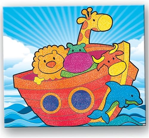 Miniatura 5 de Toykraft Kit de arte de arena para niños, kits de actividades de artes y manualidades para niños de 3 a 5 años - Barcos