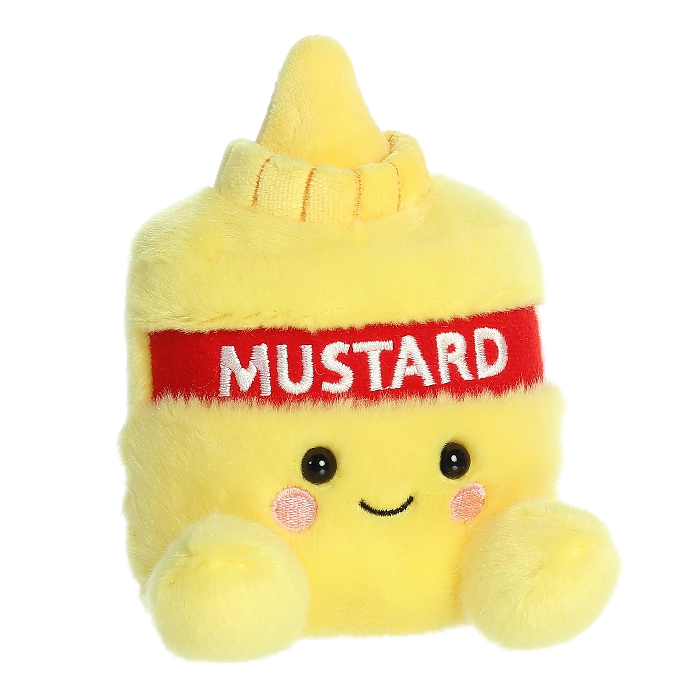 Aurora(r) Adorable Palm Pals(tm) Newton Mustard(tm) Stuffed Animal - Pocket-Sized Play - Collectable Fun - Yellow 5 Inches - Image 2