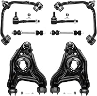 Vista 1140 de Detroit Axle - Kit de suspensión frontal de 8 piezas para Dodge Journey 2009-2015, 2 brazos de control inferiores, 2 rótulas, 2 varillas