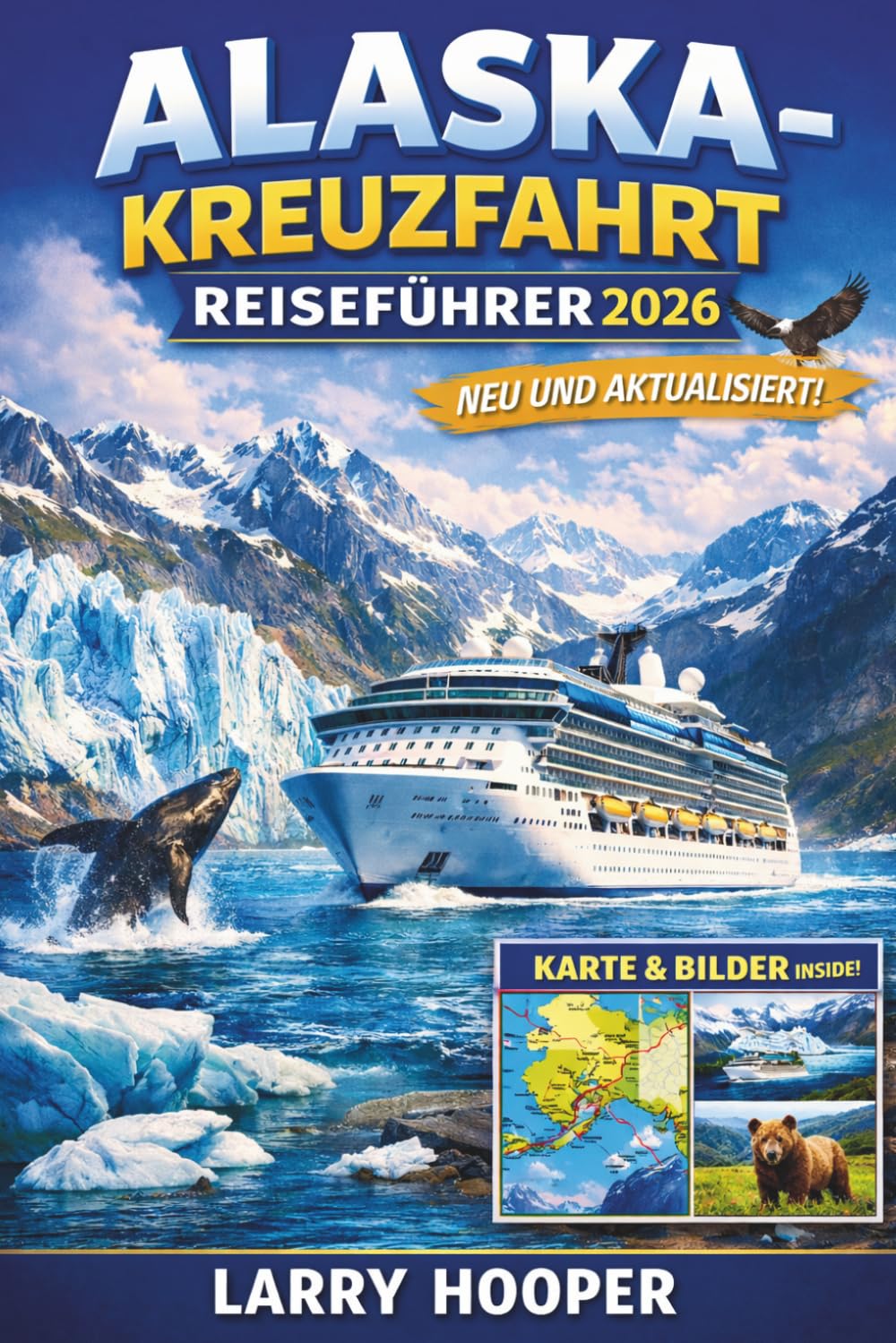 ALASKA-KREUZFAHRT REISEFÜHRER 2026 (VOLLFARBIG): Routen durch die Inside Passage, Glacier Bay, beliebte Anlaufhäfen, Landausflüge, Begegnungen mit ... Packlisten und 7- bis 14-tägige Segelrouten