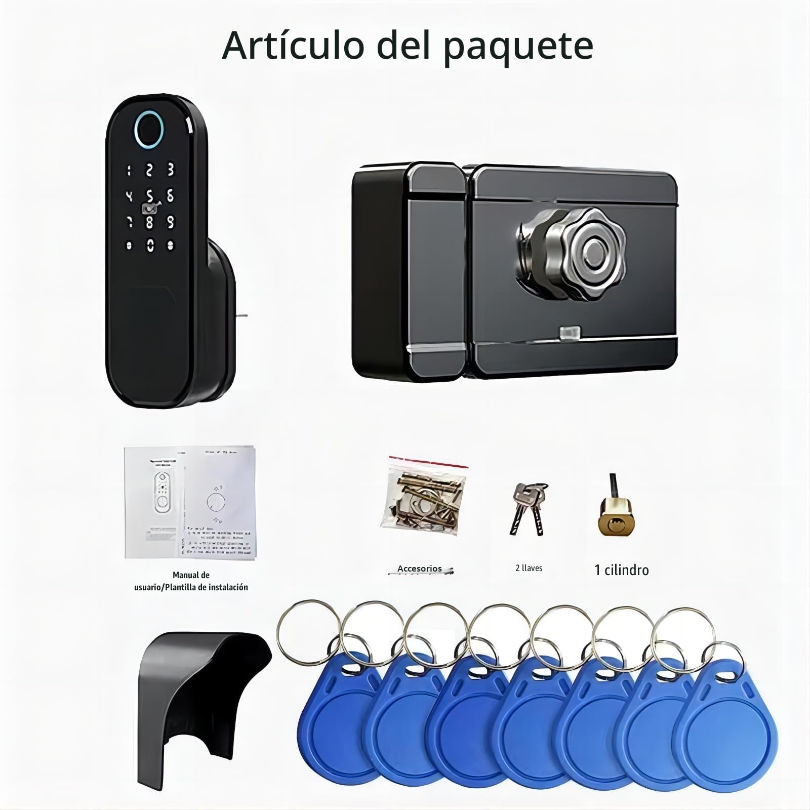 Cerradura Inteligente para Puerta de Jardín | Resistente a la Intemperie, IPX5, Control Total en la Aplicación TTLock