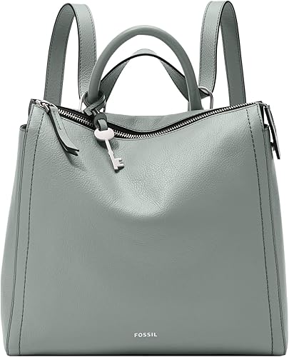 Fossil Parker - Mochila pequeña, Azul ahumado