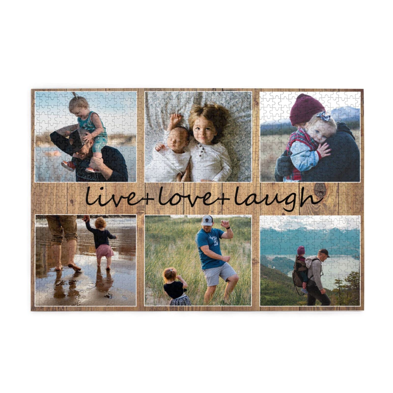 Custom Puzzles from Photos 300/500/1000 Pieces,Photo Puzzles Personalized,Customized Puzzle Gifts for Adults Family,Birthday, Wedding,Friends