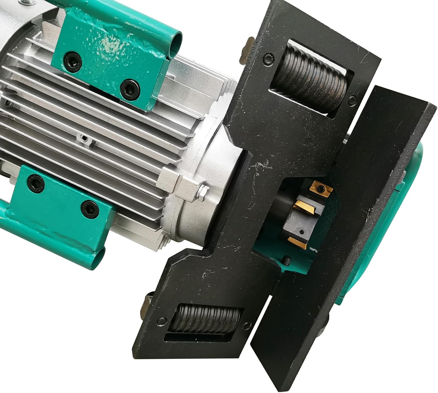 220V 3PH Portable Electric Beveling Machine Flat beveling machine 30°~60° Beveling Angle End Chamfering Beveler for Plate Beveling before Welding