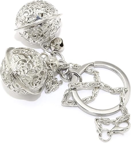 Miniatura 2 de Lind Kitchen 2 campanas de cadena de cascabeles y campanas de llavero, campanas de bricolaje para decoración de festivales de Navidad, llavero