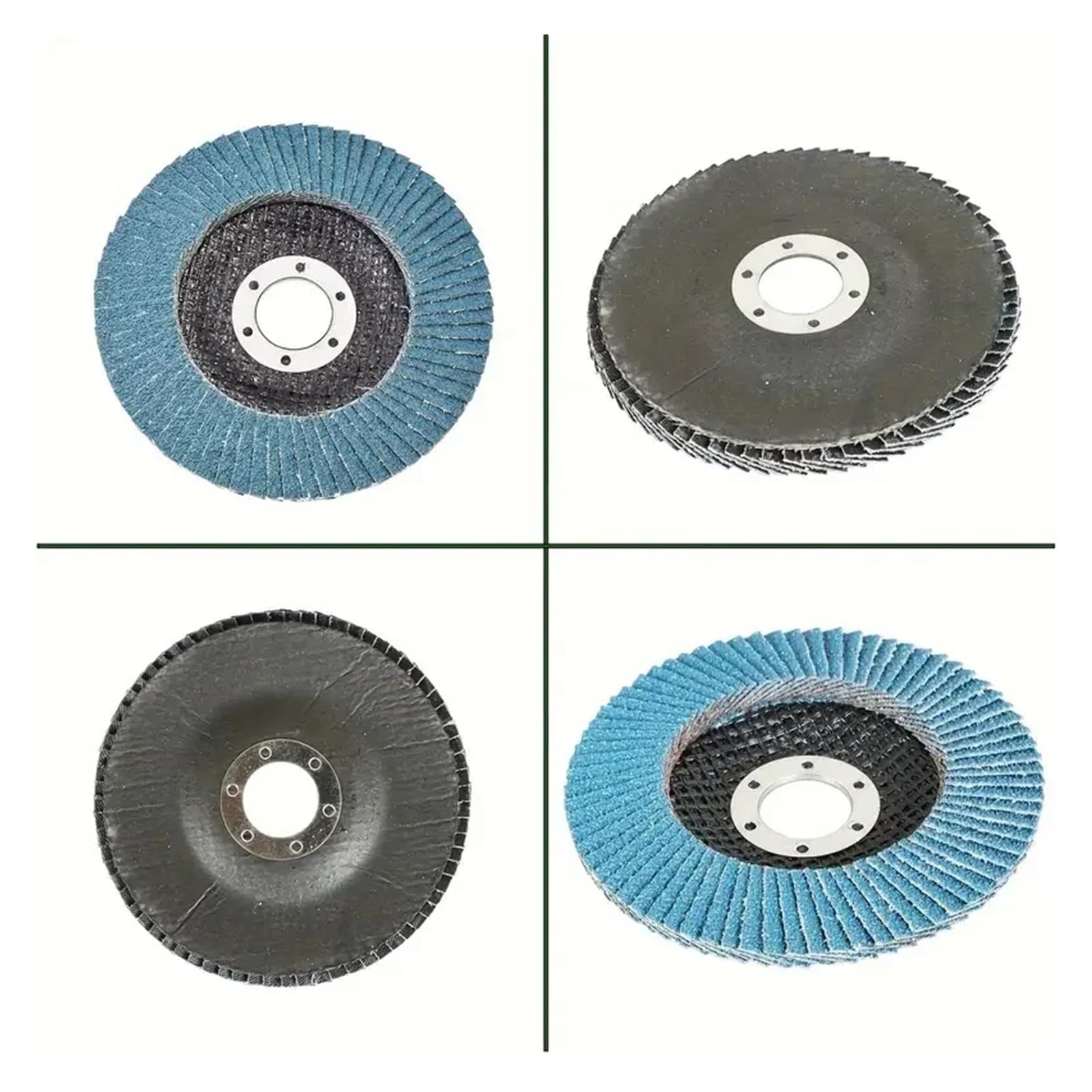 Tarcze ścierne 125mm metalowe tarcze szlifierskie, szlifierka kątowa, ostrze kołowe, ziarnistość 40/60/80/120(40 Grit, 10 sztuk)