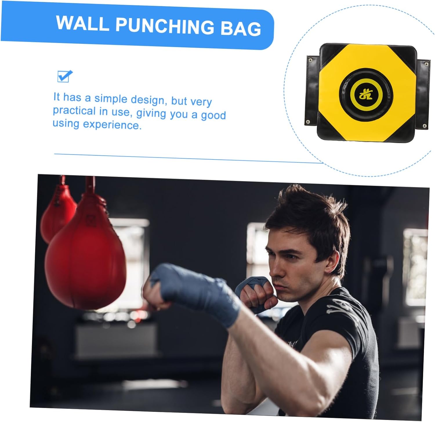 Boxing Target Punch Bag Wall Mounting Pad for Training Punches Kicks Wall Boxing Pad Large