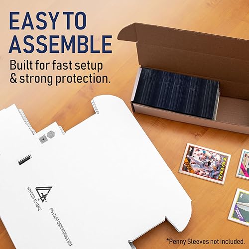 Miniatura 6 de Caja de Almacenamiento Premium para Tarjetas Coleccionables de Deportes, Béisbol, Fútbol Americano, Baloncesto, MTG y TCG para Coleccionistas  Cajas