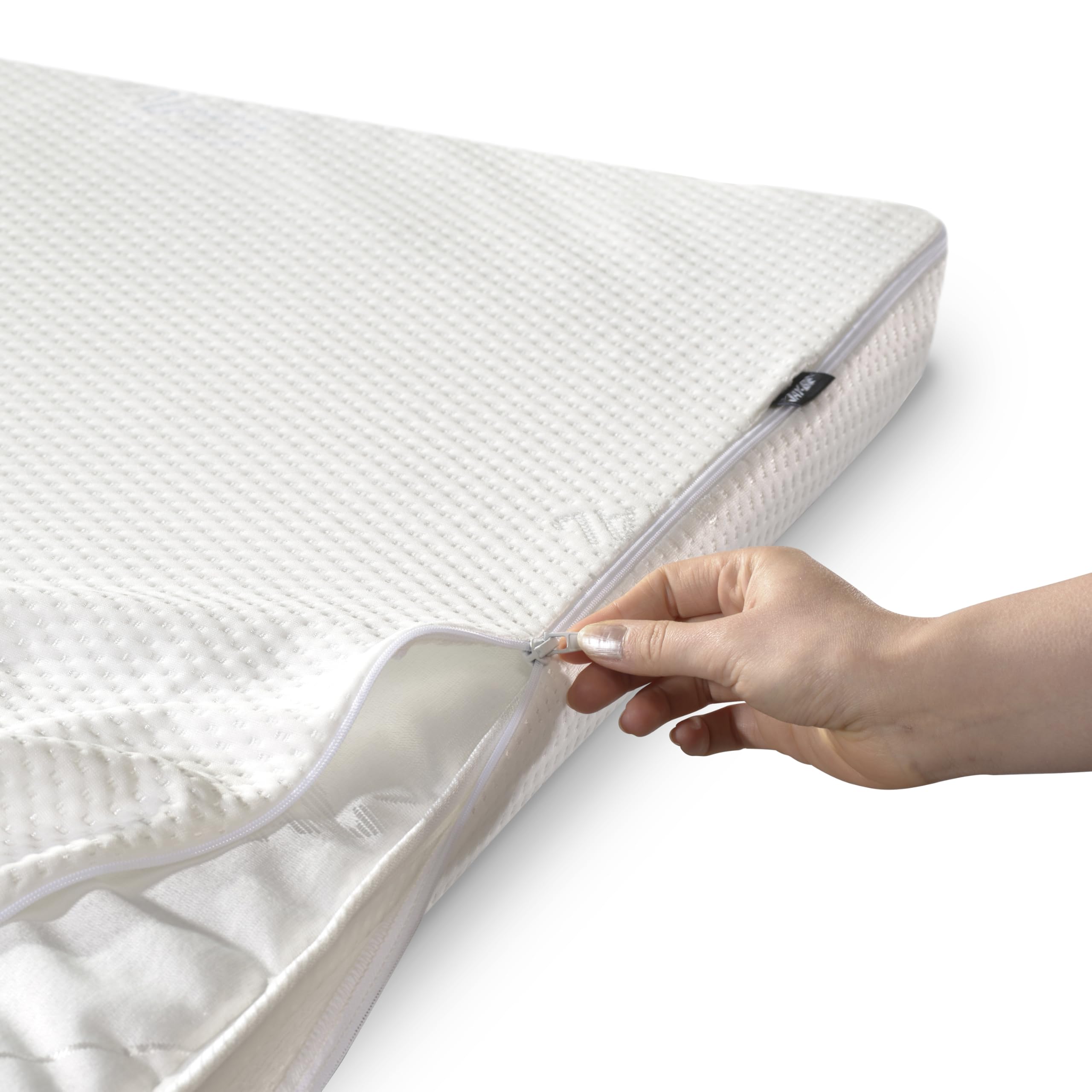 JAY-BE Waterproof Mattress Protector for Compact Folding Bed - Small Double
