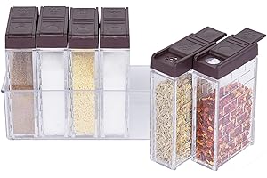 URALFA Mini Salt & Pepper Shakers for Effortless Travel