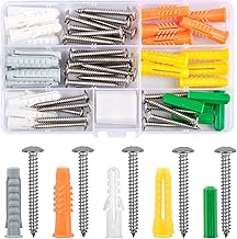 Board Anchor Screw Set Screws Expansion Tube Screws M5 40mm Stainless Steel 30pcs Wall Plugs M8 30pcs 5 Sizes Gypsum Board Screws Screws Set Extension Pipe Anchor Fixing Screw Screw For Concrete Brick