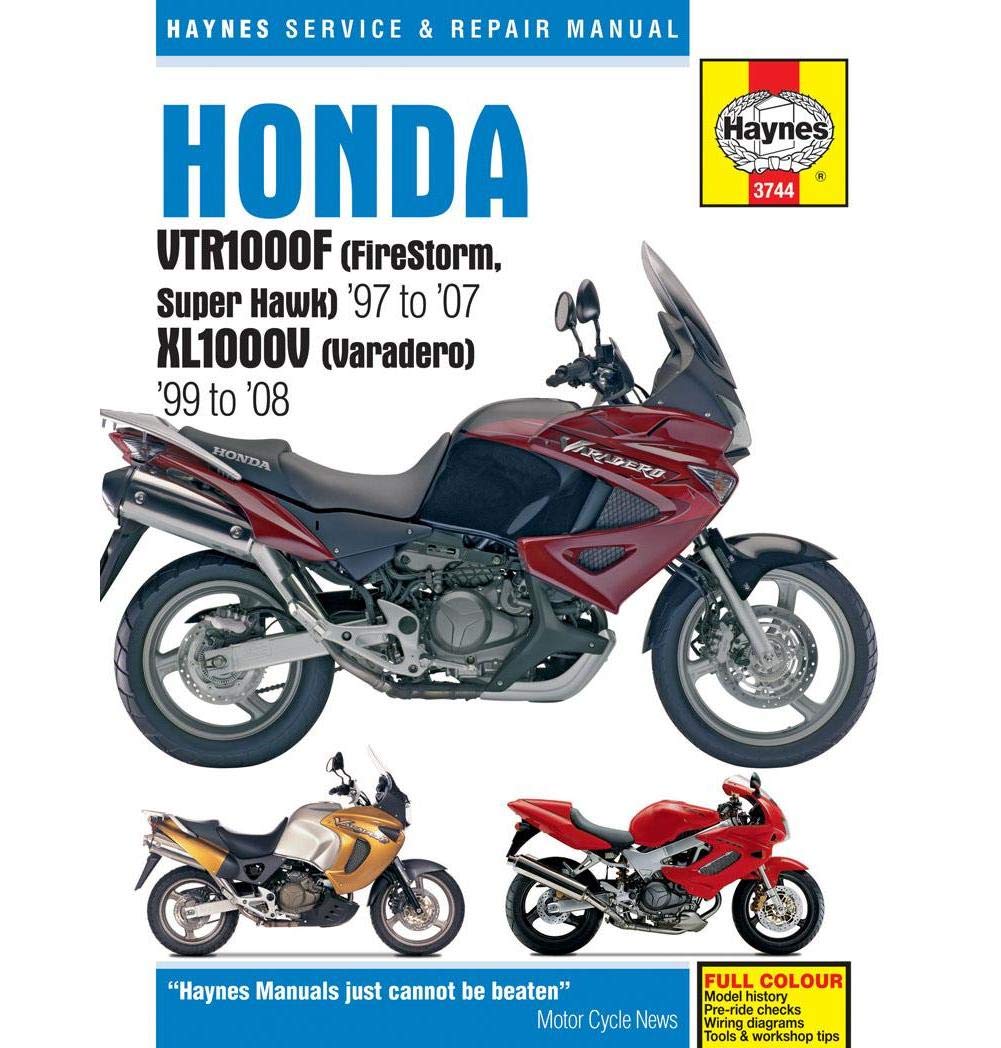 Honda VTR1000 FireStorm and XL1000V Varadero Service and Repair