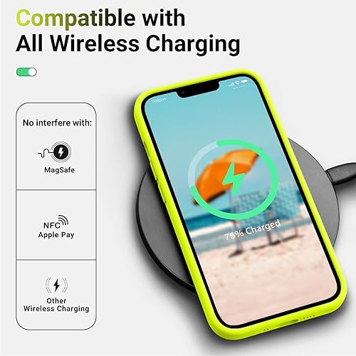 Miniatura 7 de AOTESIER Funda a prueba de golpes diseñada para iPhone 12 Mini, funda de silicona líquida con forro de microfibra suave antiarañazos, protección