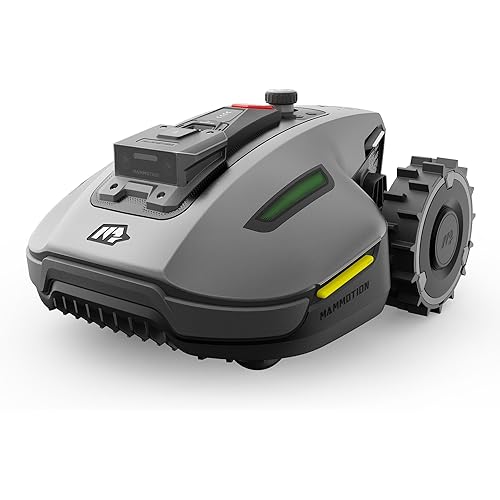 YUKA mini 700 Robot Lawn Mower for 0.17 Acre, UltrasenseAI Vision+ RTK Positioning, Auto Mapping, App Control,50% Slope,Perimeter Wire Free, 15 Mowing Zones Management