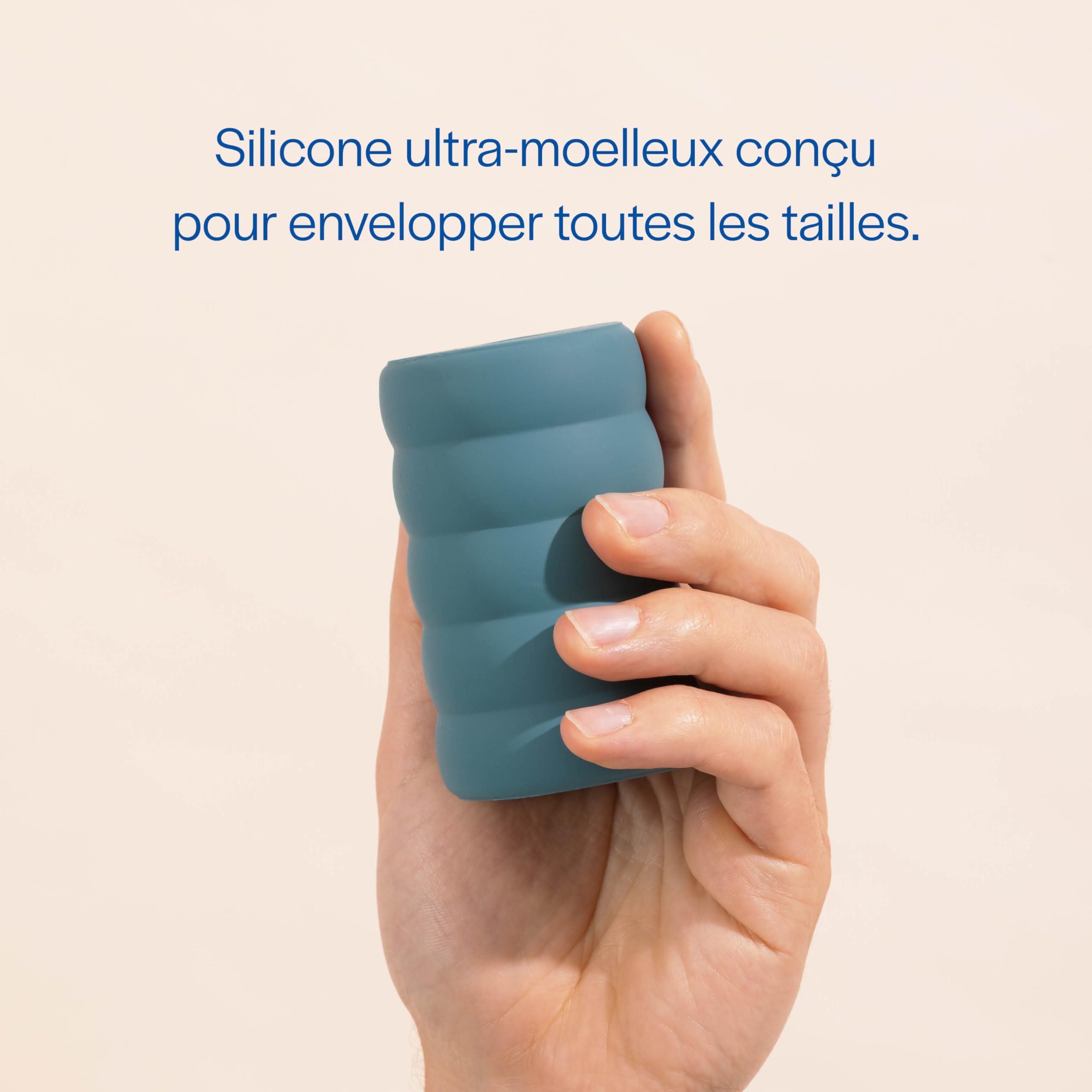 MY LUBIE - Halo, Masturbeuse homme en Silicone Moelleux Extensible | Intérieur texturé | Double entrée | Réutilisable | Jouet pour adulte toutes tailles | Couple
