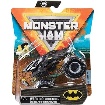 Monster Jam Official Batman Monster Truck Die-Cast Vehicle Heroes and Villains Series 164 Scale