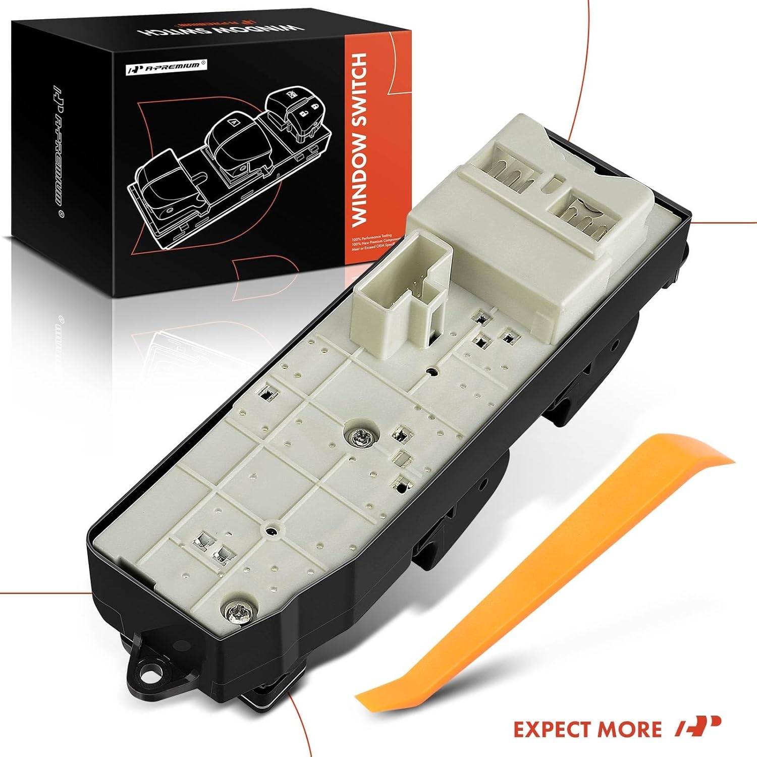 A-Premium Front Driver Side Master Power Window Switch Compatible with Toyota RAV4 1998 1999 2000, Sport Utility, 4-Door, Replace# 8482042060