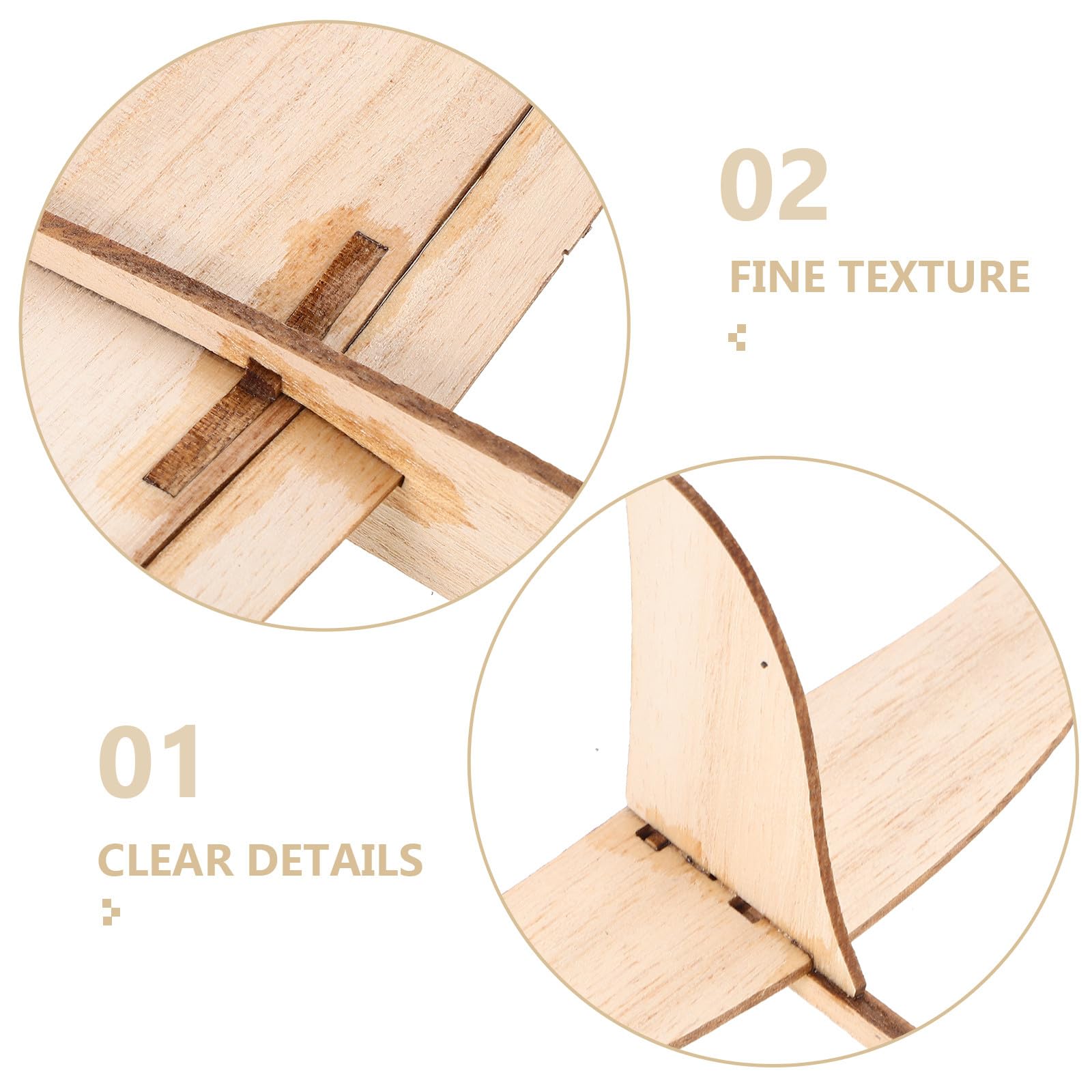 Planeur en Bois à Fabriquer Soi-même, Modèle Avion Minimaliste Facile à Assembler pour Jeux Interactifs en Intérieur et Extérieur, Adapté aux Garçon et Filles et Adultes