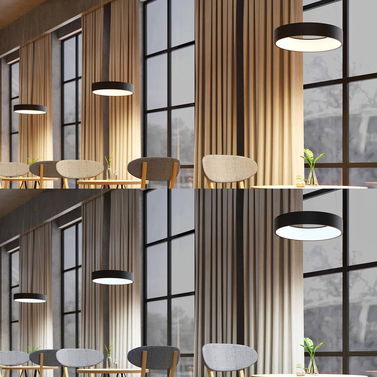 Arcchio LED 'Aleksi', styl nowoczesny, m. in. do kuchni, kolor czarny, metal