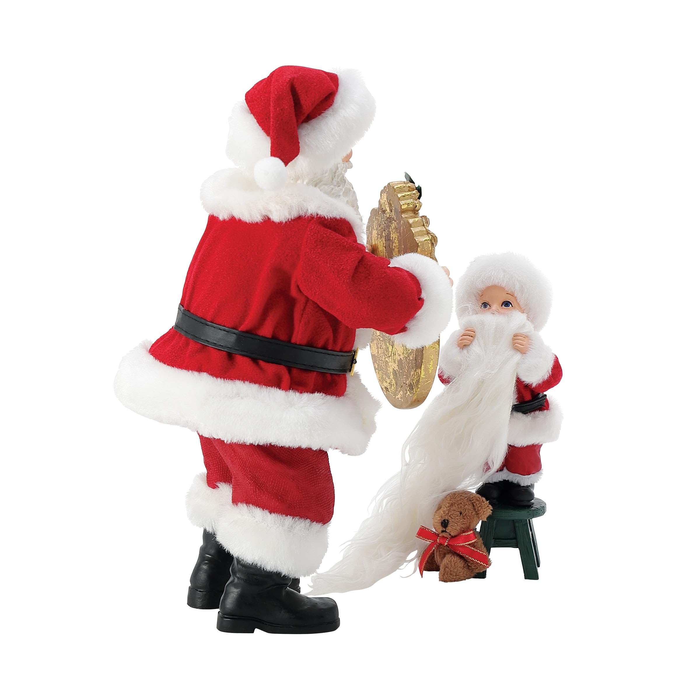 Department 56 Possible Dreams Christmas Traditions Ensemble de figurines Père Noël Seeing is Believing 26,7 cm Multicolore