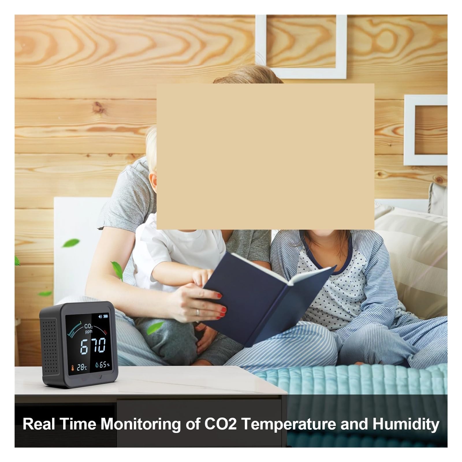 Rilevatore CO2 3-in-1 NDIR | Misuratore Anidride Carbonica, Temperatura E Umidità - Display LCD - Foto 6